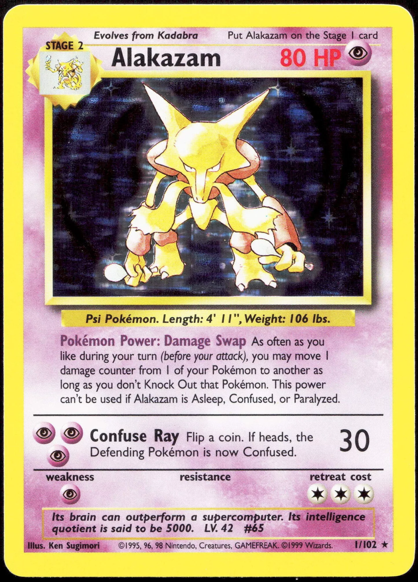 Alakazam Pokémon card