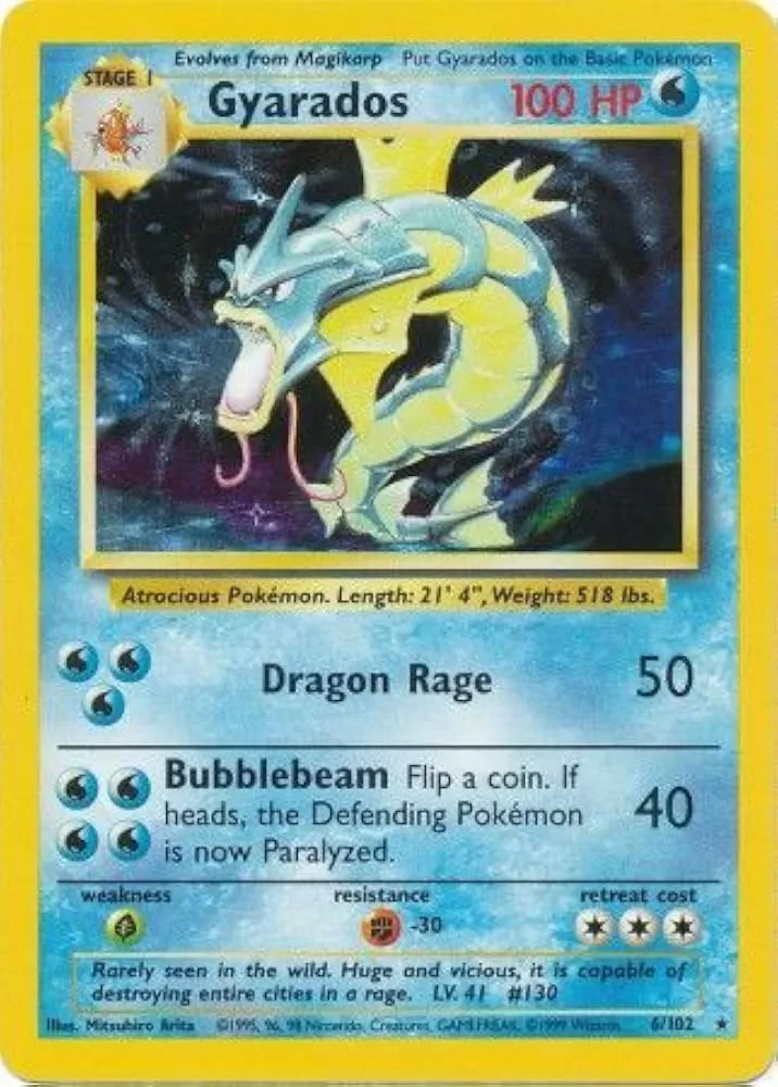 Gyarados Pokémon card