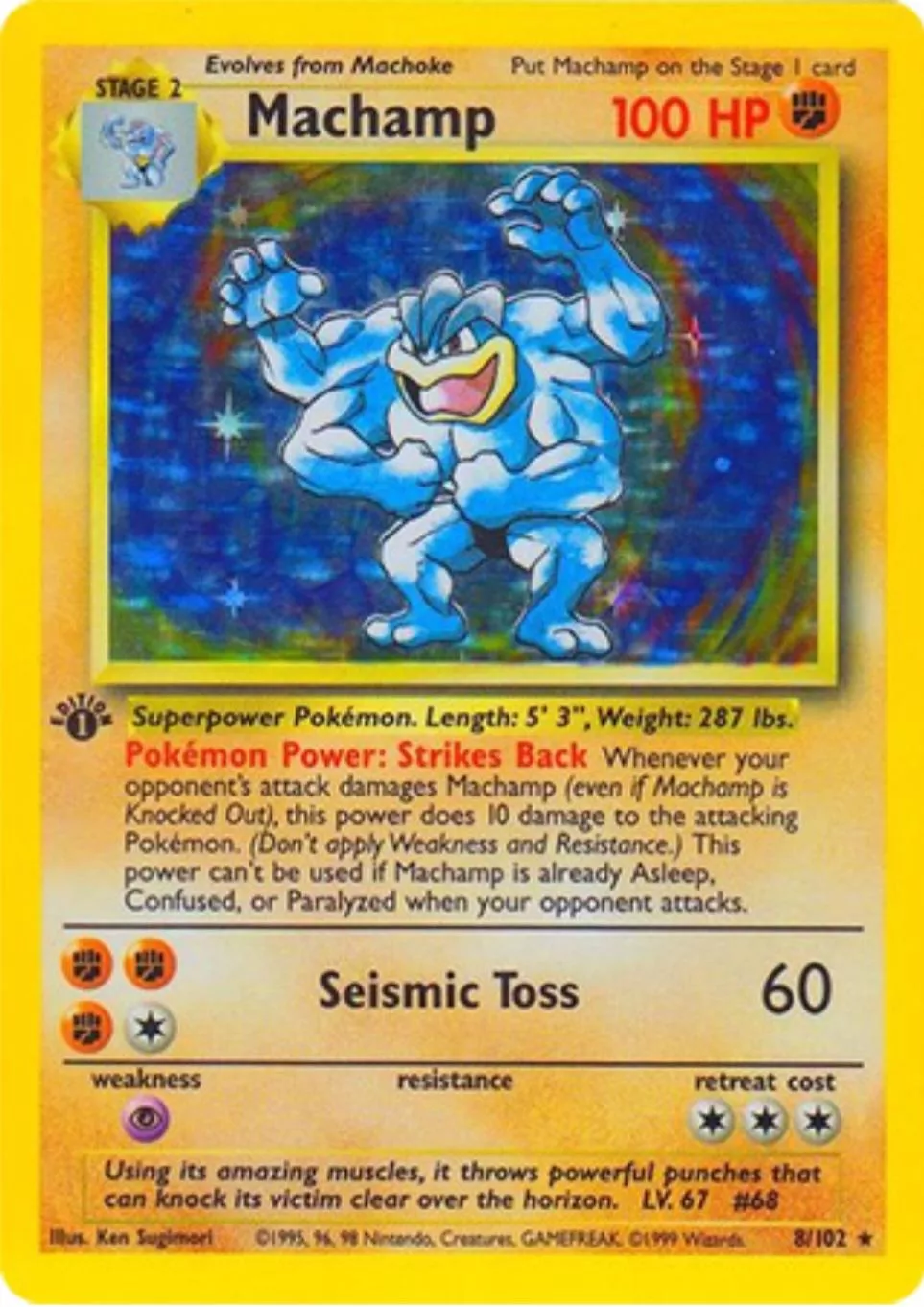 Machamp Pokémon card