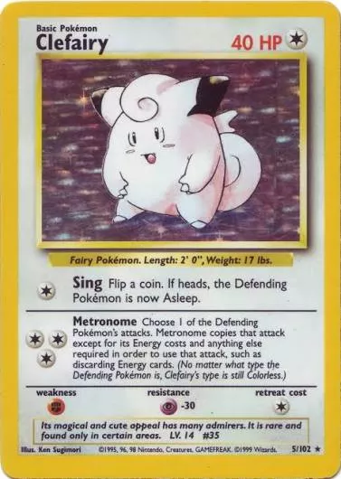 Clefairy Pokémon card