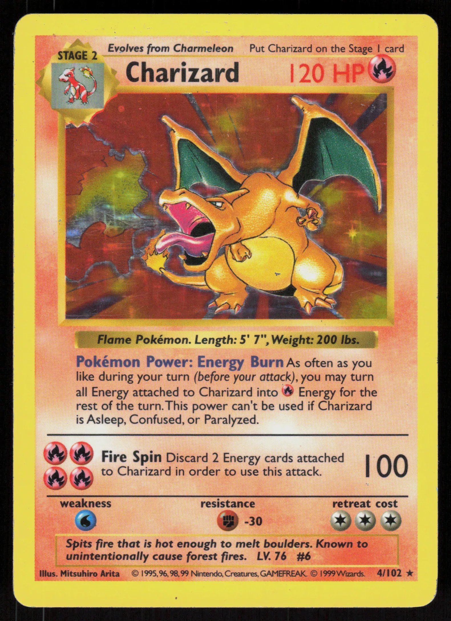 Charizard Pokémon card