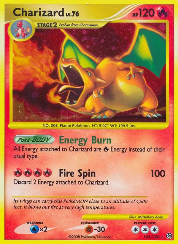 Charizard Pokémon card