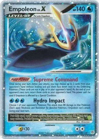 Empoleon LV.X Pokémon card