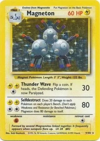 Magneton Pokémon card