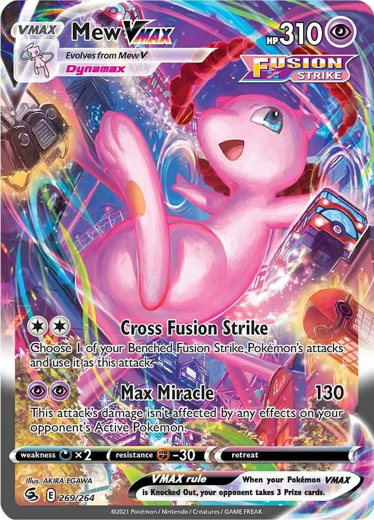 Mew VMAX Pokémon card
