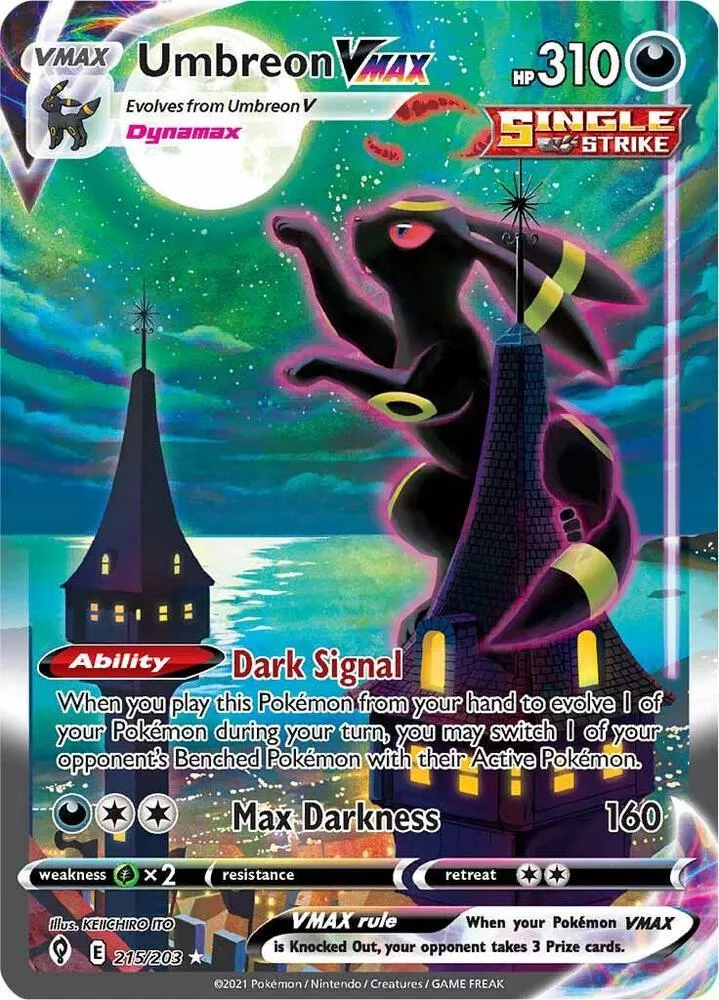 Umbreon VMAX Pokémon card
