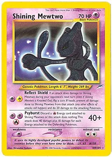 Shining Mewtwo Pokémon card